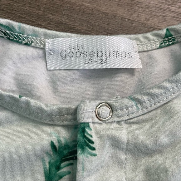 Baby Goosebumps Evergreen Christmas Trees Modal Coverall Romper - Picture 4 of 6